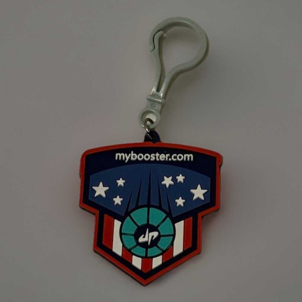Trick Shots Dude Perfect KeyChain RARE Bag Backpack Keys Accessory Charm US Flag - Picture 2 of 4